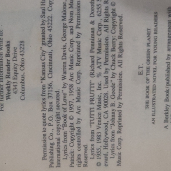 Vintage 1985 E.T The Book of the Green Planet Hard Cover Kids Book - Picture 3 of 5